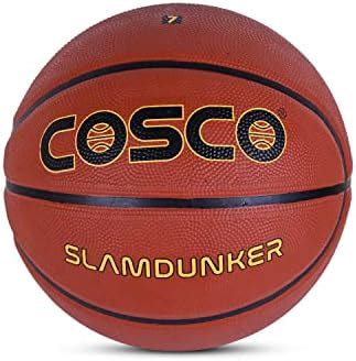 Cosco Slamdunker Rubber Basketball Size 7 - Professional Indoor-Outdoor ...