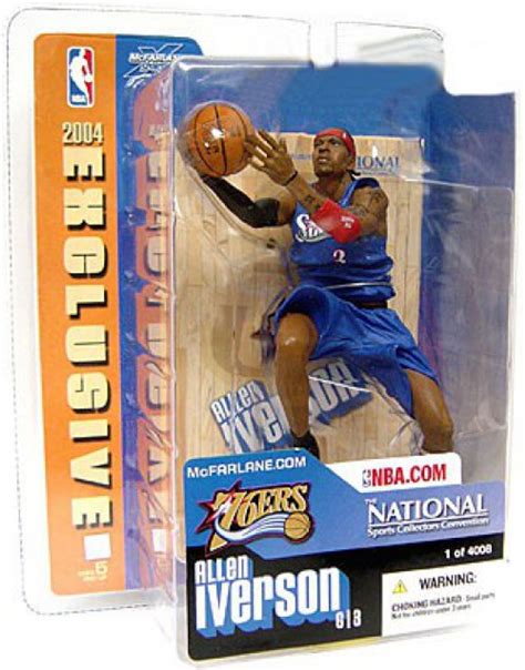 McFarlane Toys NBA Philadelphia 76ers National Allen Iverson Exclusive ...
