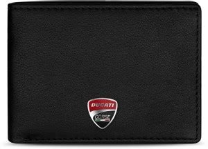 DUCATI CORSE Men Casual Black Genuine Leather Wallet Black - Price in ...