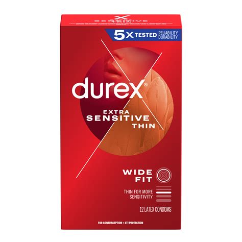 DUREX® Invisible™ Ultra Thin Ultra Sensitive Condoms