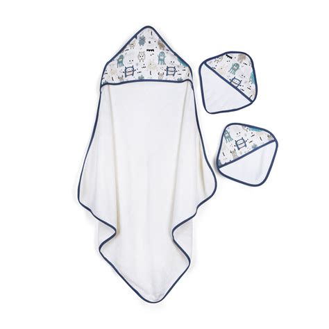 Monster Life- Hooded Bamboo Towel Set