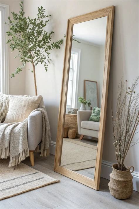 18+ Creative Living Room Floor Mirror Ideas - Ferndream