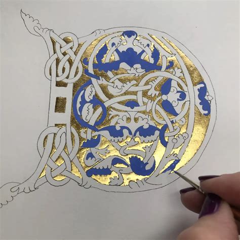 How to draw illuminated letters – Artofit