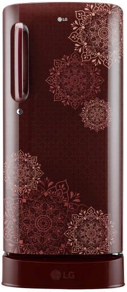 LG 190 L 3 Star Direct Cool Single Door Refrigerator Ruby Regal (GL ...