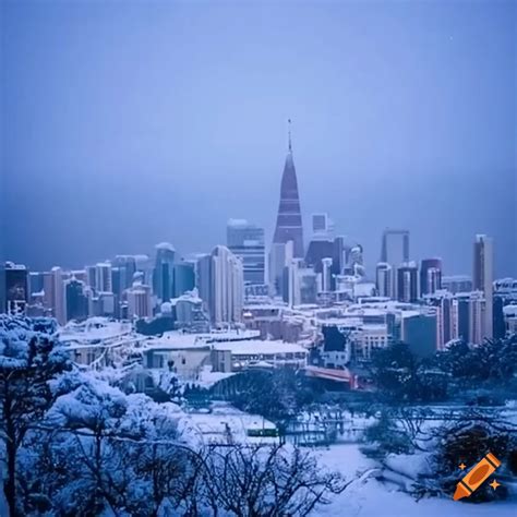 Heavy snowfall in san francisco on Craiyon