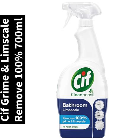 Cif Power + Shine Bathroom Removes 100% Limescale Spray Clean Boost 70 ...