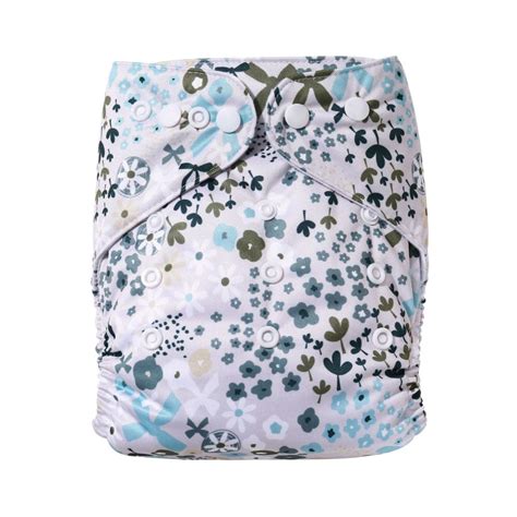 Adjustable Reusable Cloth Diaper With Insert For Newborn To Toddler
