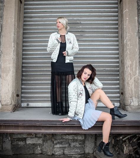 #Outfit² - Vero Moda Bomberjacke in beige mit Stickerei