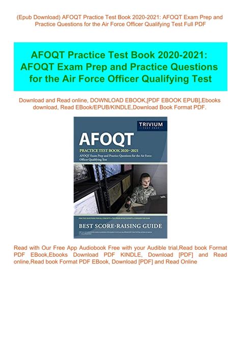 (Epub Download) AFOQT Practice Test Book 2020-2021 AFOQT Exam Prep and ...