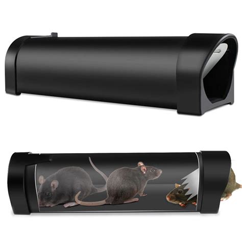 HASTHIP® Mouse Trap Cage Humane - 27CM Rat Trap Cage for Home - Self ...