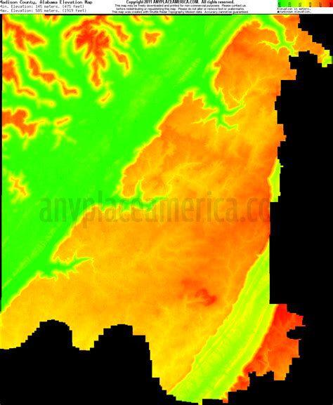 Free Madison County, Alabama Topo Maps & Elevations
