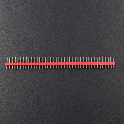 40 Pin Red Male Header With 2.54mm Spacing - RC111 – REES52