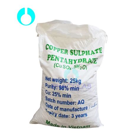 Copper Sulfate Pentahydrate (Đồng sulfate) 25% - CuSO4.5H2O