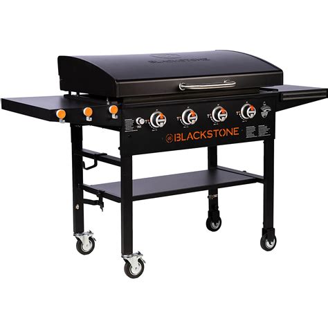 Blackstone 36 in 4-Burner Griddle Station with Hood | Academy