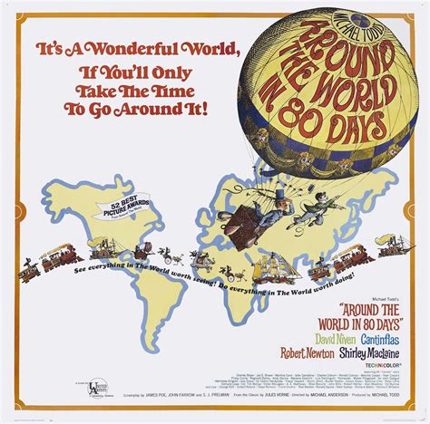 Phileas Fogg (David Niven)- 'Around the World in 80 Days', 1956 (Jules ...