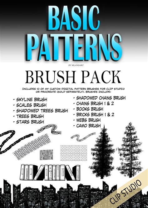 Brush Packs — MLANDART | Prints | Commissions | Custom Art | Acrylic ...