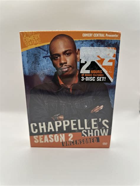 Chappelles Show - Season 2 Uncensored (DVD, 2004 3-Disc Set) BRAND NEW ...