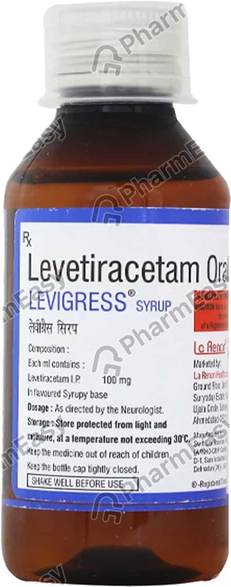Buy Levigress 100 MG/ML Syrup (100) Online at Flat 15% OFF | PharmEasy