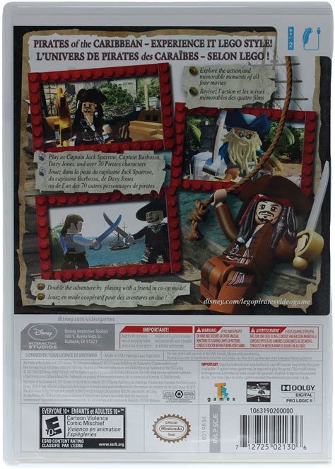 LEGO: Pirates Of The Caribbean: The Video Game (Wii) – Retro North Games