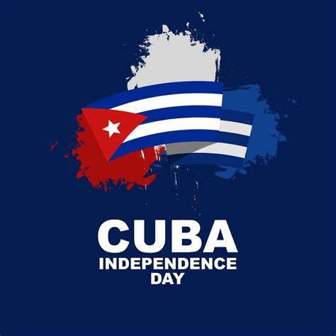 Cuba Independence Day is celebrated on October 10. Banner background ...