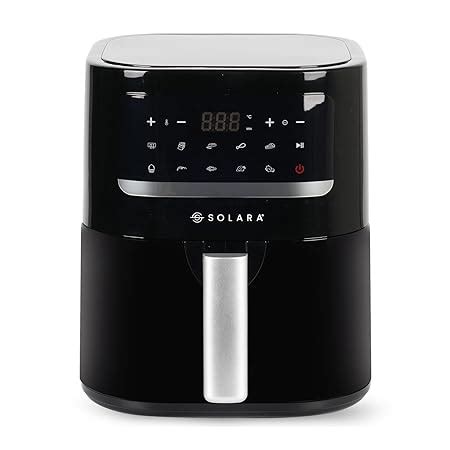 SOLARA Digital Air Fryer, 4.5L Capacity, 10 Preset Modes for Indian ...
