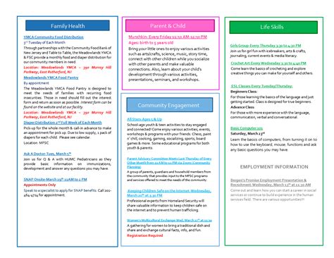 Family Success Center - Meadowlands YMCA