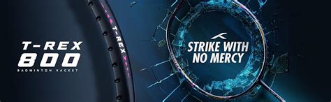 Buy Hundred T-Rex 800 Strung Badminton Racket with Full Cover | 84 ...