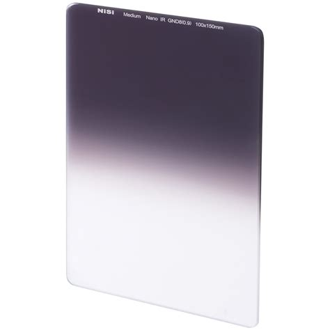 Nisi 100X150Mm Gnd8 (0.9) – 3 Stop Nano Ir Medium Graduated Neutral ...