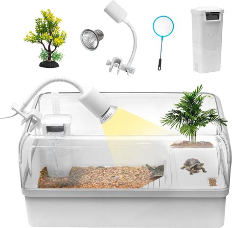 Turtle Tank Habitat Kit, Clioran Aquatic Tortoise India | Ubuy