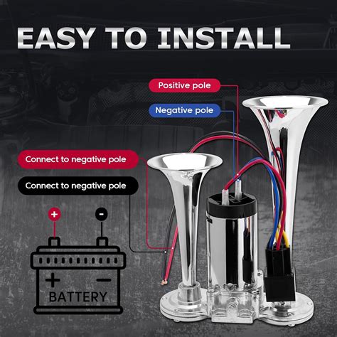 YEHERIT 12V 600DB Upgraded Air Horn Dual Trumpets, Super India | Ubuy