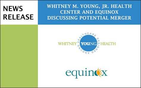 NEWS RELEASE: Whitney M. Young, Jr. Health Center and Equinox Discuss ...