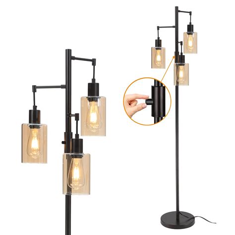 Liylan Farmhouse Floor Lamps Dimmable for Living Room, Oil Rubbed ...