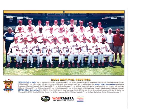 2000 MEMPHIS REDBIRDS TEAM PHOTO BASEBALL COMBINED SHIPPING!!!! | eBay