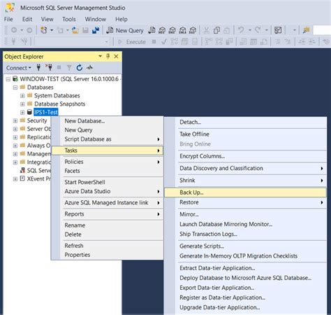 Image result for MS SQL SSMS Backup to Local Drive