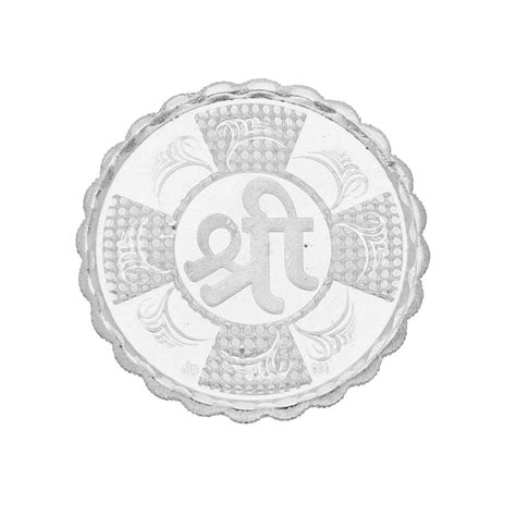 Buy Sri Jagdamba Pearls Saraswati Silver Coin Online