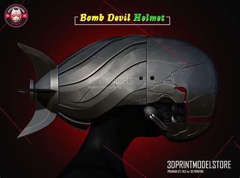 💣 Bomb Devil Girl Reze Helmet - Chainsaw Man Cosplay Halloween Mask・ 3D ...