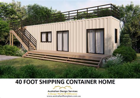 Build Plan#40 RH: Shipping Container Home/40-foot Container Shipping ...