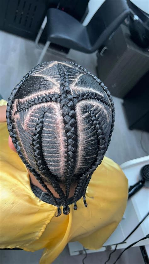 Miss Versatile 💕 on Instagram: "Style: 4 stitch braids + hearts & beads ...