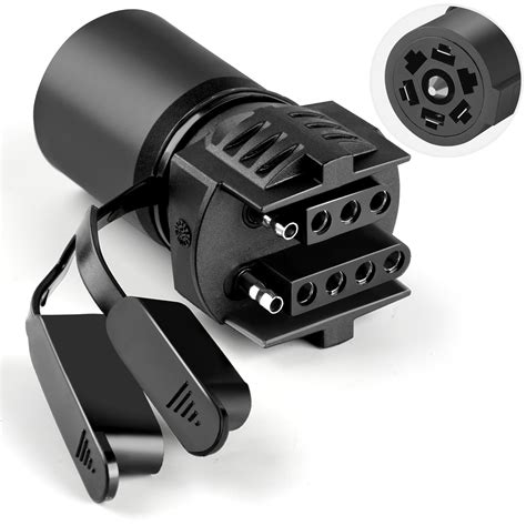 Amazon.com: Ekrnlyi Trailer Light Adapter, 7 Pin Trailer Plug Adapter 2 in 1 Design - 7 Pin to 4 ...