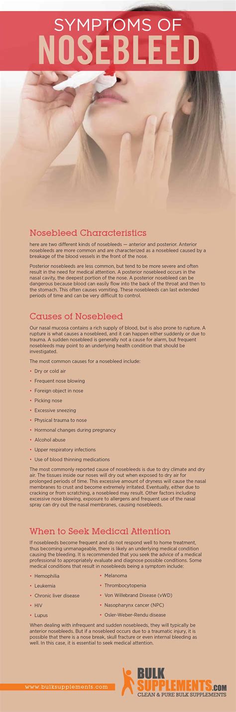 Symptoms Of Nosebleeds