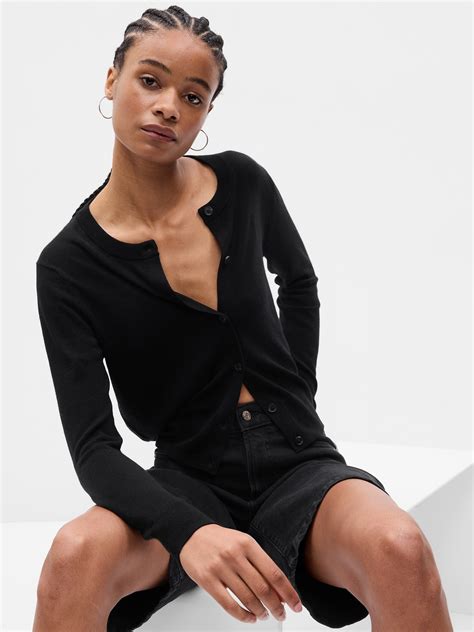 Merino Wool Short Cardigan | Gap