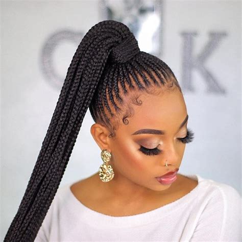 60 Classic Natural Ponytail Hairstyles For Ladies 2022 - MyNativeFashion