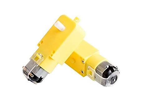 ERH India 12V DC Motor Double Shaft Gear Rotated High Speed Robotic ...