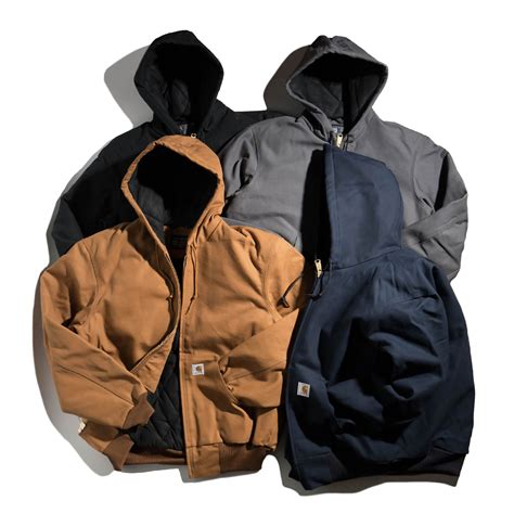 Carhartt カーハート J140 ダックアクティブジャケット キルティングフランネル裏地 アメリカ製 ｜ メンズ S M L XL XXL MADE IN USA 米国製 UFCW ...