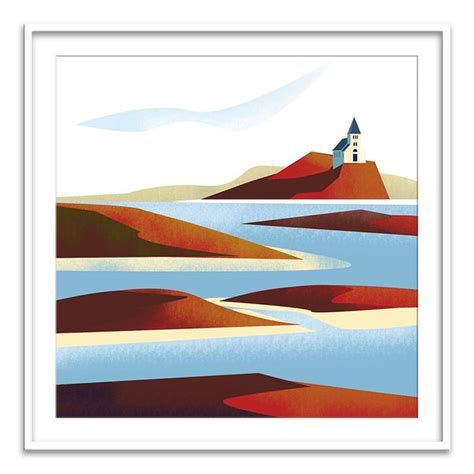 Buy Illustrated Italian Landscape V Art Print - Home Artisan