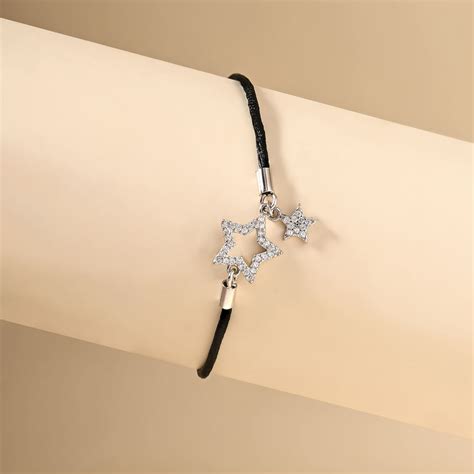 Two Star Silver Bracelet – Touch925 Silver Jewellery
