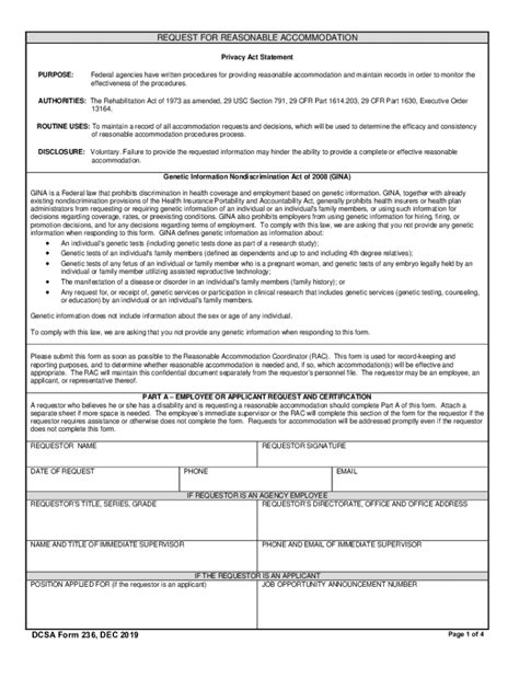 Fillable Online DCSA Form 236 Fax Email Print - pdfFiller