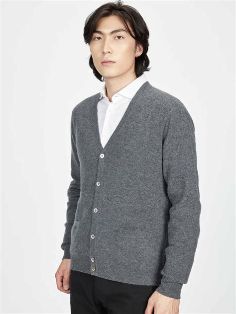 Quality Men's Cashmere Cardigan | GOBI Mongolian Cashmere