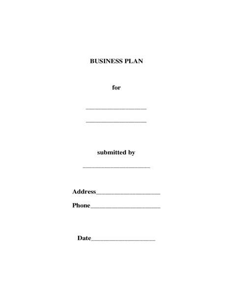 Small Business Plan Sample 的图像结果