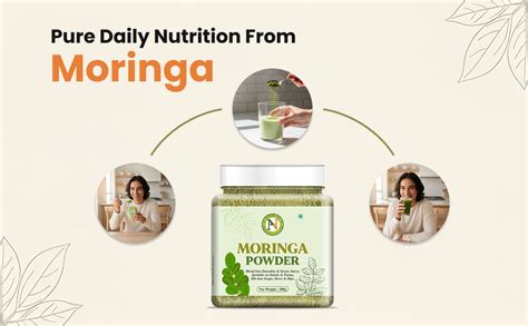NatureVit Pure Moringa Leaf Powder 100g | Natural Superfood Supplement ...
